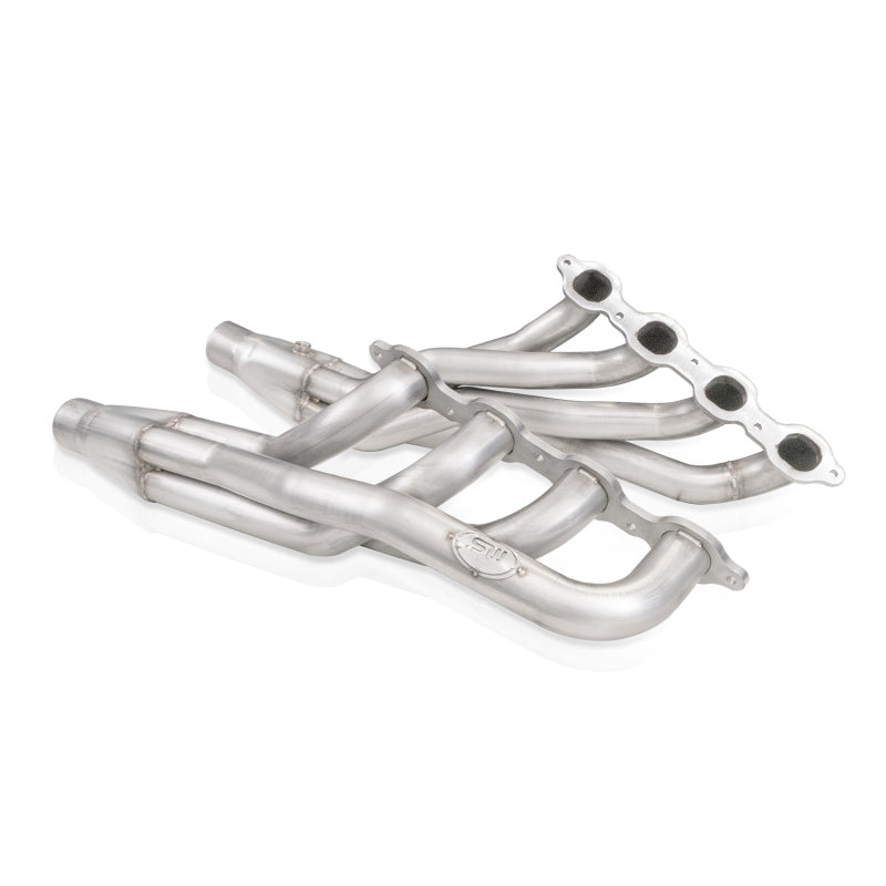 Stainless Works 2020-21 Silverado HD 6.6L 2in Long Tube Header Kit Factory Connect