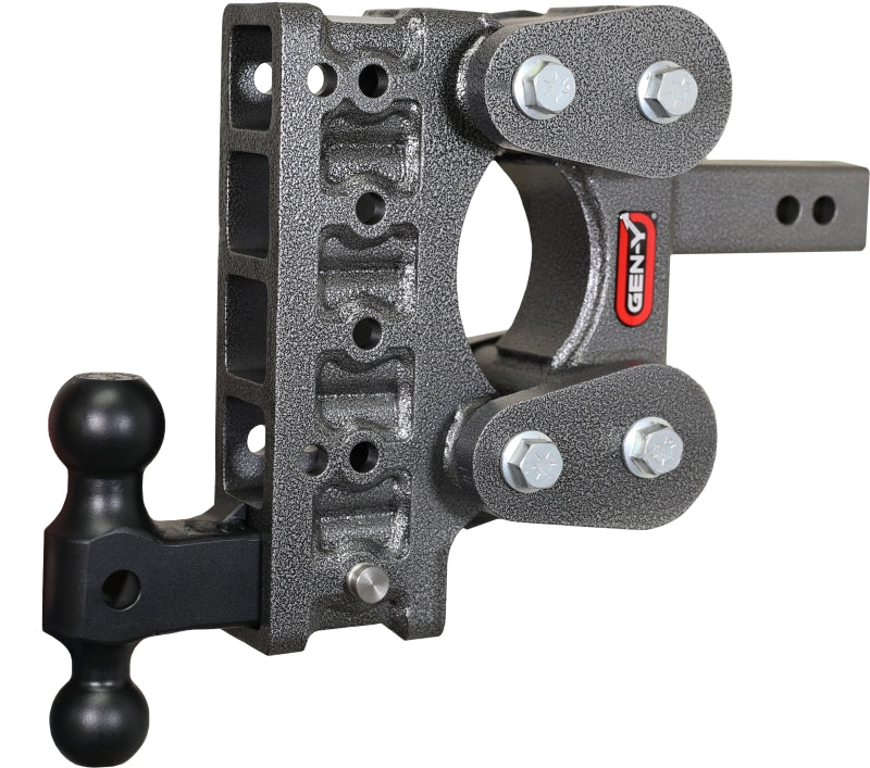 GEN-Y Hitch Gen-Y The Boss Torsion-Flex 2in Shank 7.5in Drop 1.7K TW 16K Hitch w/GH-051 Dual-Ball