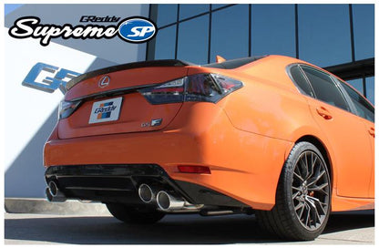 GReddy 2015+ Lexus GS-F Dual 63.5mm Supreme SP Axle-Back Exhaust w/ Quad Offset Tips