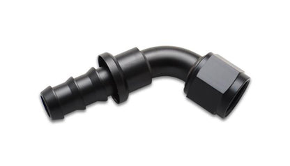 Vibrant Push-On 60 Degree Hose End Elbow Fitting Size -10AN