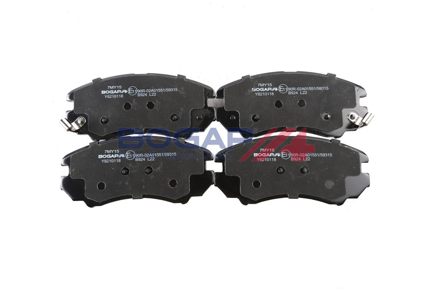 BOGAP Y8210118 Brake Pad Set, Disc Brake