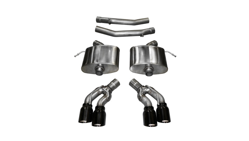 CORSA Performance Corsa 2016-2019 Cadillac CTS V 6.2L V8 2.75in Black Xtreme Axle-Back Exhaust