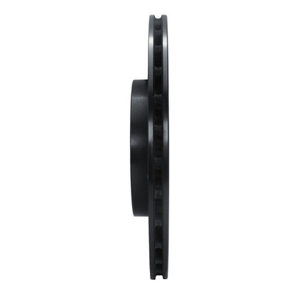 R1 Concepts R1 2017-2020 Jaguar I-Pace Rear Left Drilled & Slotted Black Brake Rotor