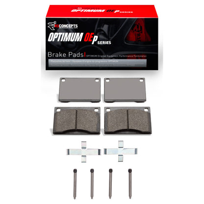 R1 Concepts R1 75-84 Volvo 245 Front Optimum OE Pads & Hardware Kit