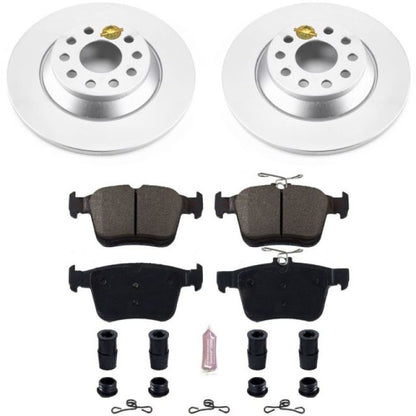 PowerStop Power Stop 16-18 Audi TT Quattro Rear Z23 Evolution Sport Coated Brake Kit