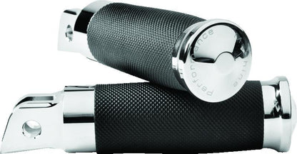 Performance Machine Footpegs Contour Rider - Chrome