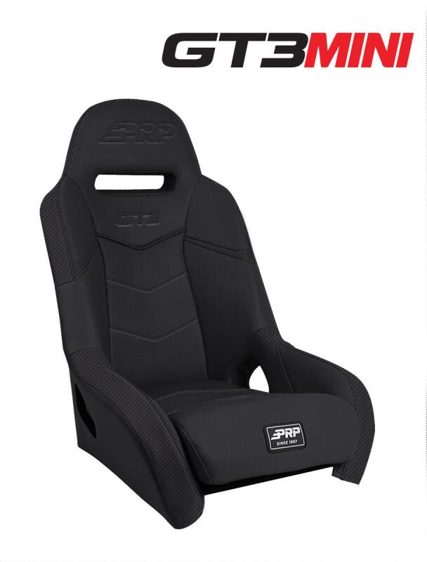 PRP Seats PRP GT3 Mini Suspension Seat - Black/Black
