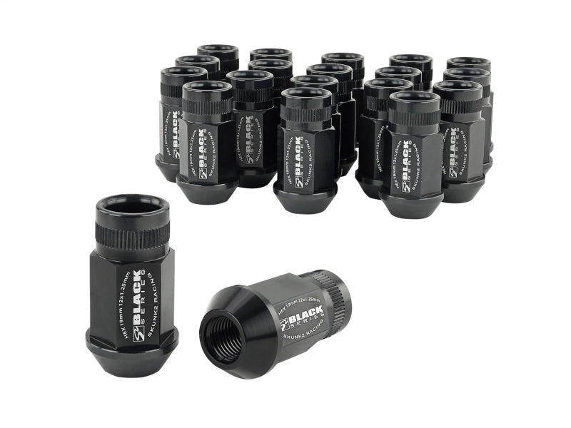 Skunk2 Racing Skunk2 12x1.25 Forged Lug Nut - Black (Set of 20)