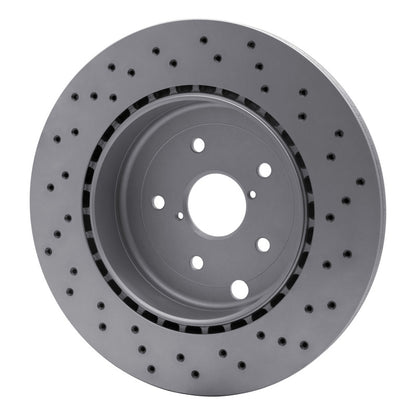 DFC 18-21 Subaru WRX STI Rear Drilled Hi-Carbon Alloy Geomet Coated Rotor