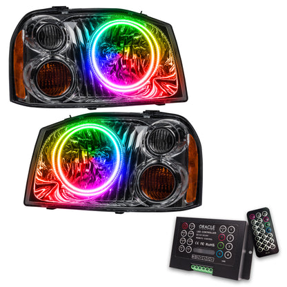 ORACLE Lighting Oracle 01-04 Nissan Frontier SMD HL - Dual Halo - ColorSHIFT w/ 2.0 Controller