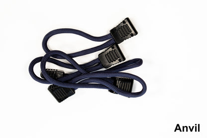Fishbone Offroad Paracord Zipper Pulls 5 Pcs Anvil