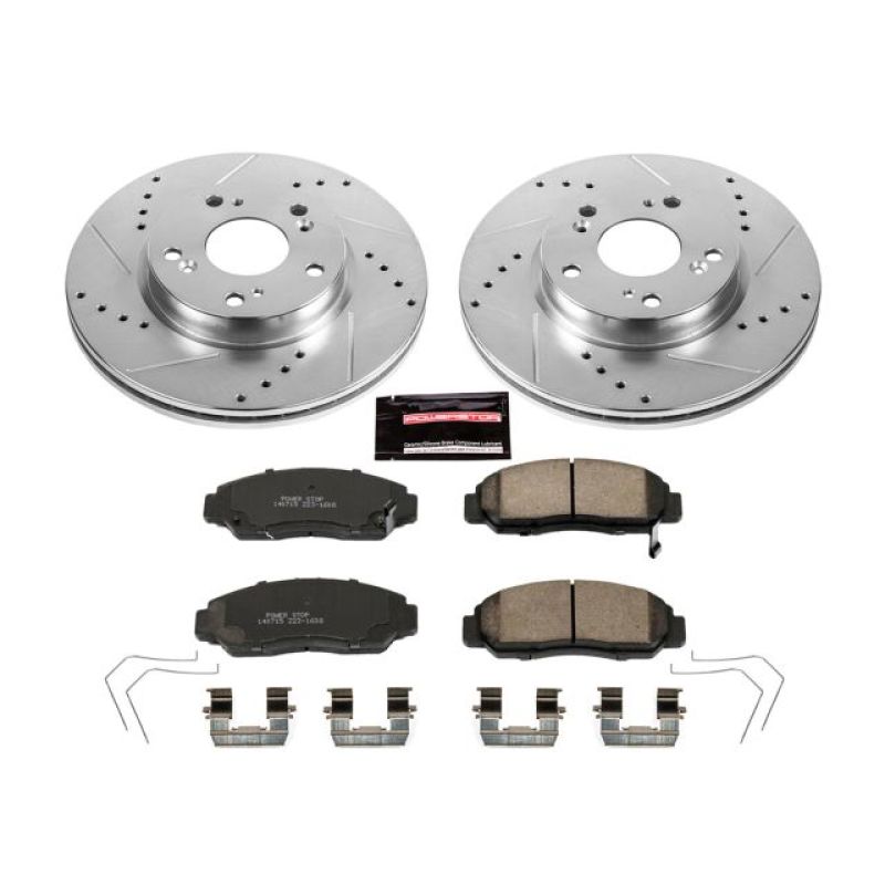 PowerStop Power Stop 12-15 Honda Civic Front Z23 Evolution Sport Brake Kit