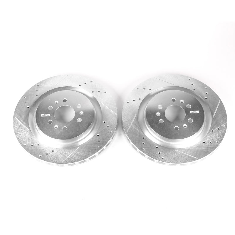 PowerStop Power Stop 04-07 Cadillac CTS Rear Evolution Drilled & Slotted Rotors - Pair