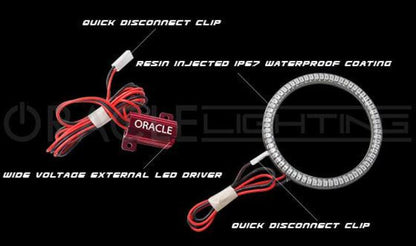 ORACLE Lighting Oracle Jeep Wrangler JK 07-18 LED Waterproof Fog Light Kit - ColorSHIFT