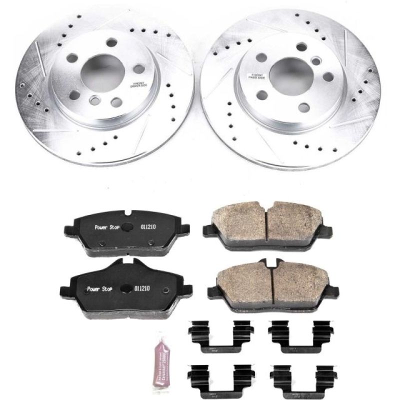 PowerStop Power Stop 14-16 Mini Cooper Front Z23 Evolution Sport Brake Kit