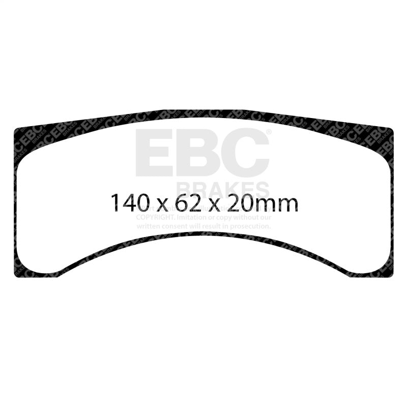 EBC Racing Brembo B266 POT GT SR-21 Sintered Race Brake Pads
