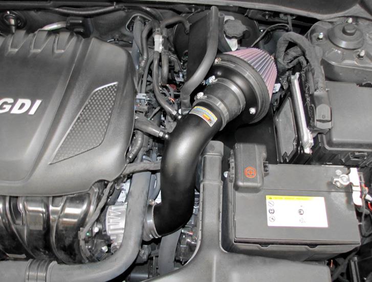 K&N Engineering K&N 11-14 Hyundai Sonata 2.4L L4/13-15 Kia Optima 2.4L L4 Typhoon Short Ram Intake