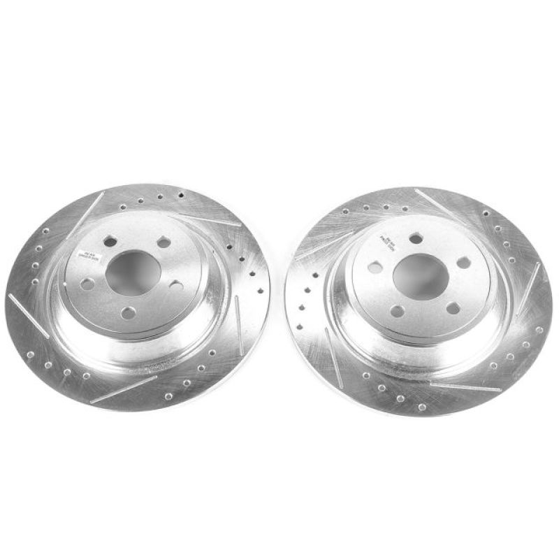 PowerStop Power Stop 15-19 Ford Edge Rear Evolution Drilled & Slotted Rotors - Pair