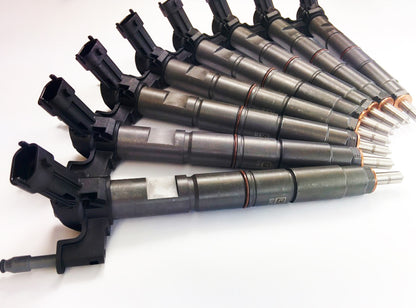 DDP 11-16 Chevrolet Duramax 6.6L LML Reman Injector Set - 100hp (45% Over)