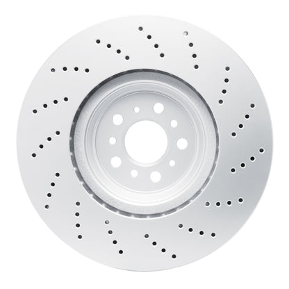 DFC 21-25 BMW M3 Left Front Drilled GeoSPEC Coated Rotor