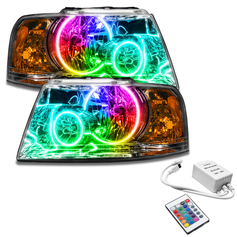 ORACLE Lighting Oracle 03-06 Ford Expedition SMD HL - Chrome - ColorSHIFT w/ Simple Controller
