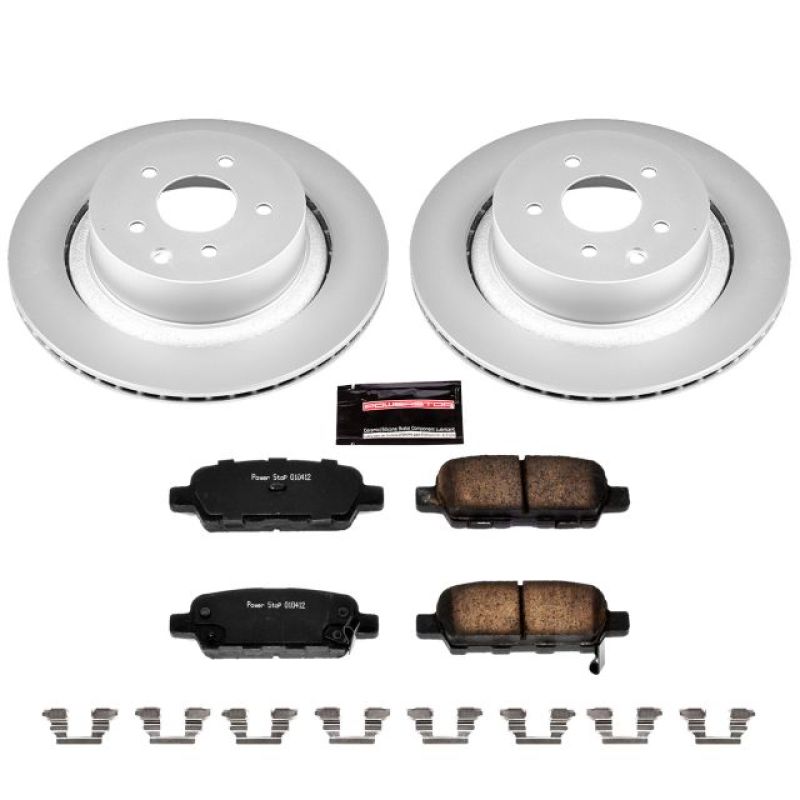 PowerStop Power Stop 07-08 Infiniti G35 Rear Z17 Evolution Geomet Coated Brake Kit