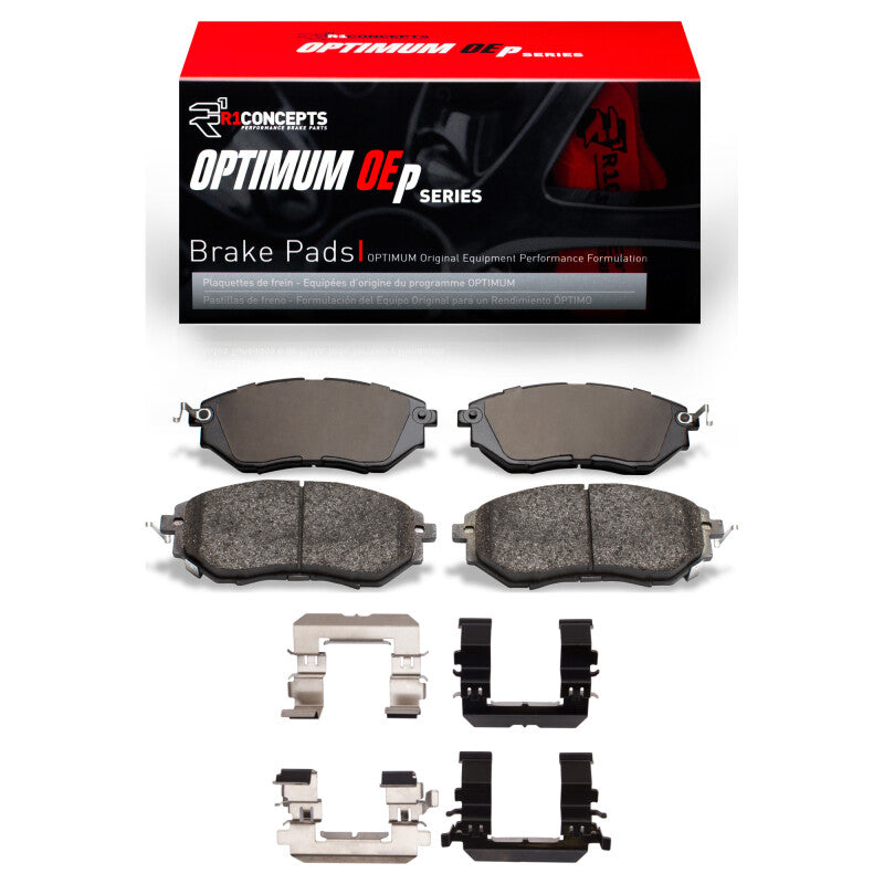 R1 Concepts R1 15-21 Subaru WRX Front Optimum OE Pads & Hardware Kit