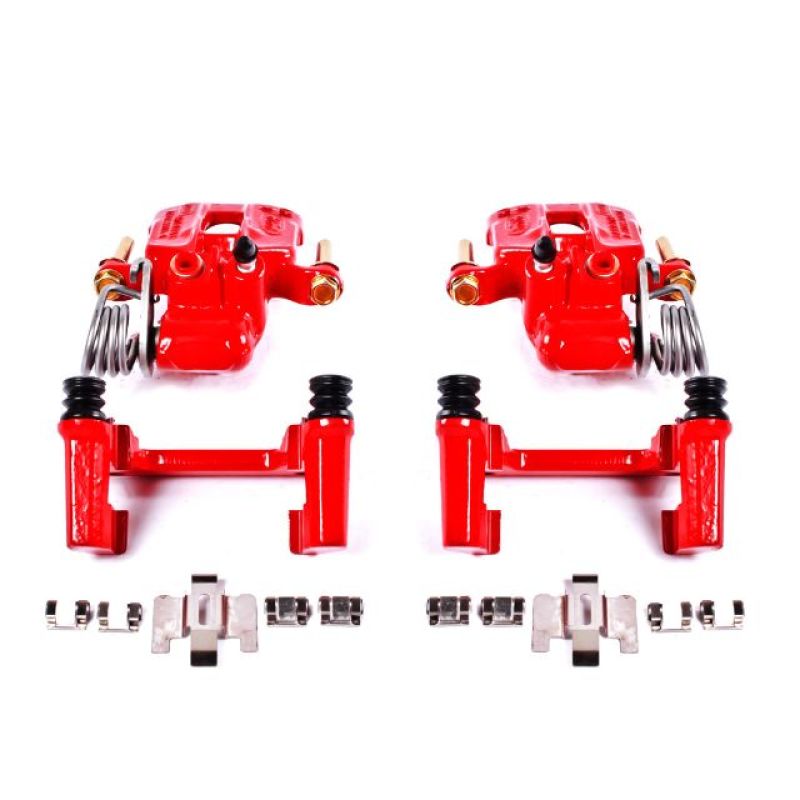 PowerStop Power Stop 94-04 Ford Mustang Rear Red Calipers w/Brackets - Pair