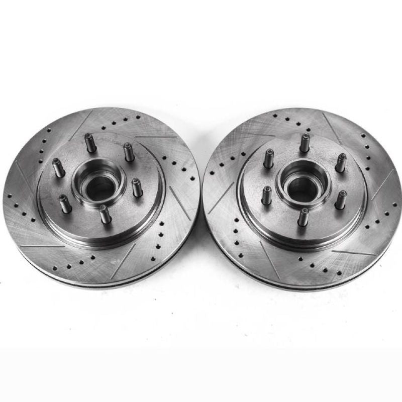 PowerStop Power Stop 06-08 Lincoln Mark LT Front Drilled & Slotted Rotor - Pair