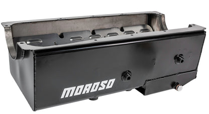 Moroso Ford 429-460 (w/Box Sump) Drag Race Wet Sump 9qt 7-7/8in Steel Oil Pan
