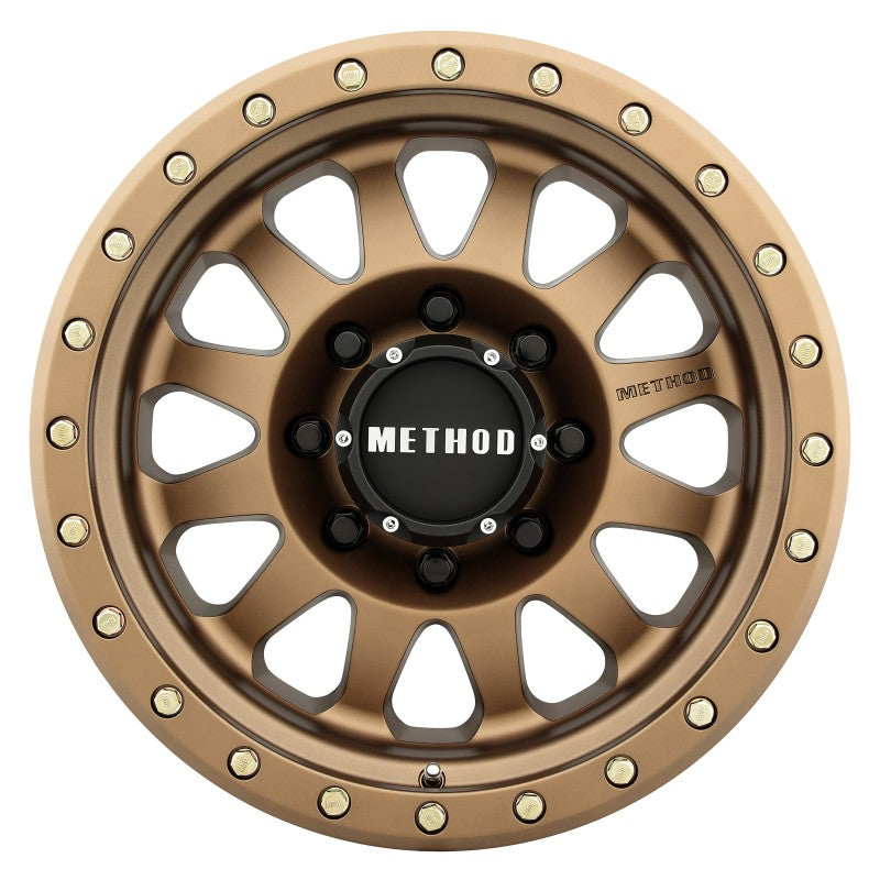 Method Wheels Method MR304 Double Standard 17x8.5 0mm Offset 8x6.5 130.81mm CB Method Bronze Wheel