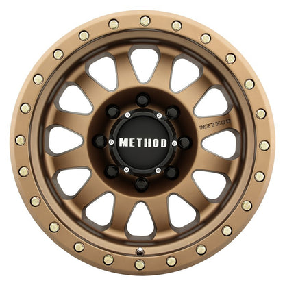 Method Wheels Method MR304 Double Standard 17x8.5 0mm Offset 8x6.5 130.81mm CB Method Bronze Wheel