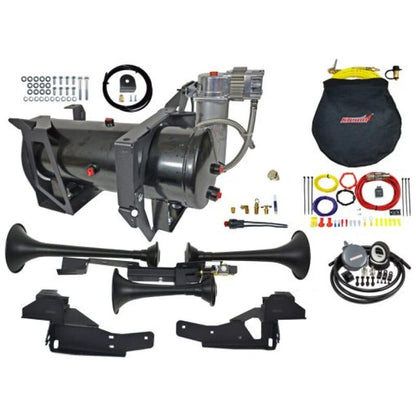 Kleinn Air Horns Kleinn 07-19 Chevrolet Silverado 2500 HD/ 3500 HD Onboard Air System w/ Model 230 Horns
