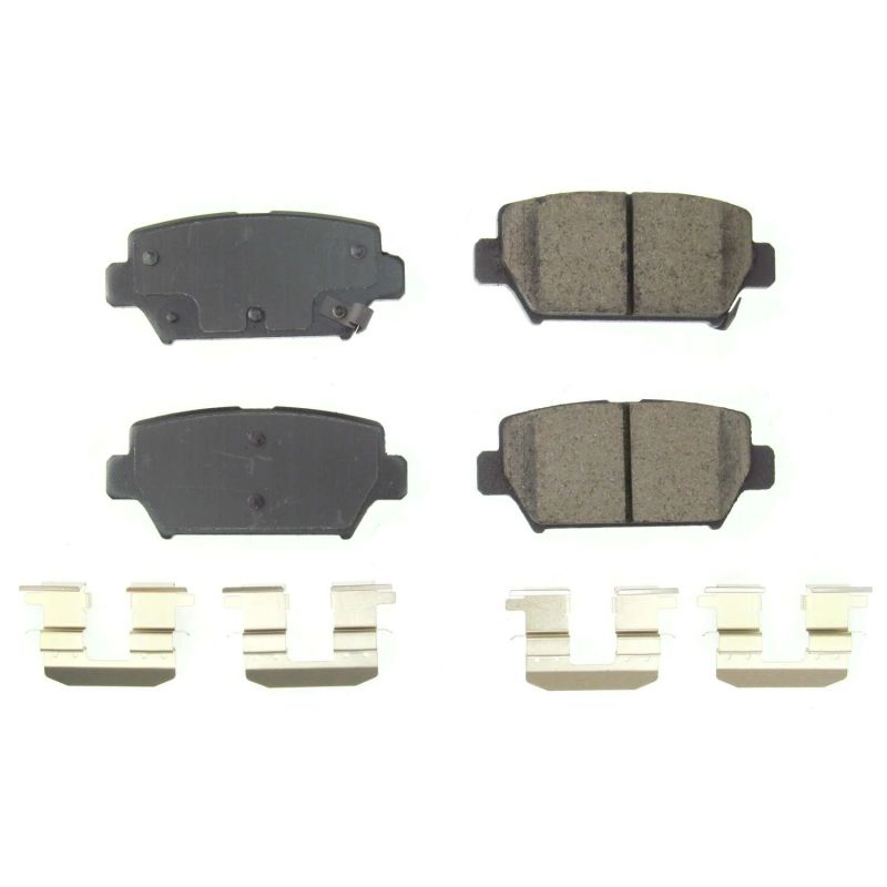 PowerStop Power Stop 2019 Mitsubishi Eclipse Cross Rear Z17 Evolution Ceramic Brake Pads w/Hardware