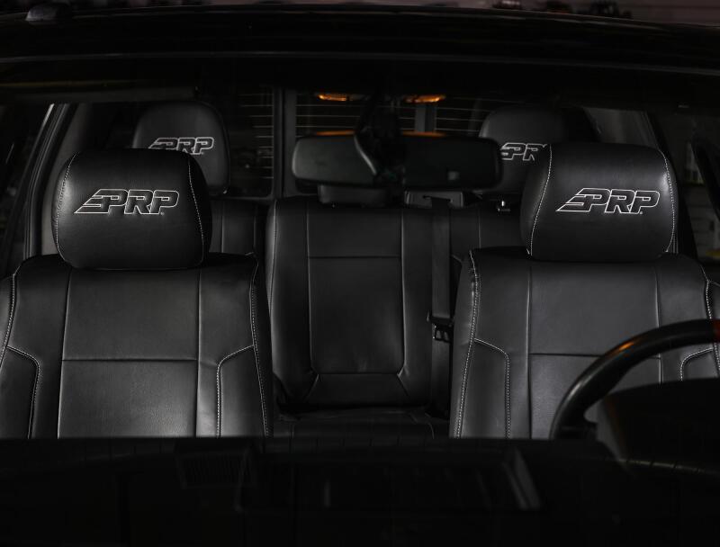 PRP Seats PRP 12-14 Ford Raptor Front Seat Covers (Pair) - Black w Silver Stitch