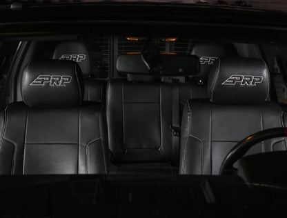 PRP Seats PRP 12-14 Ford Raptor Front Seat Covers (Pair) - Black w Silver Stitch