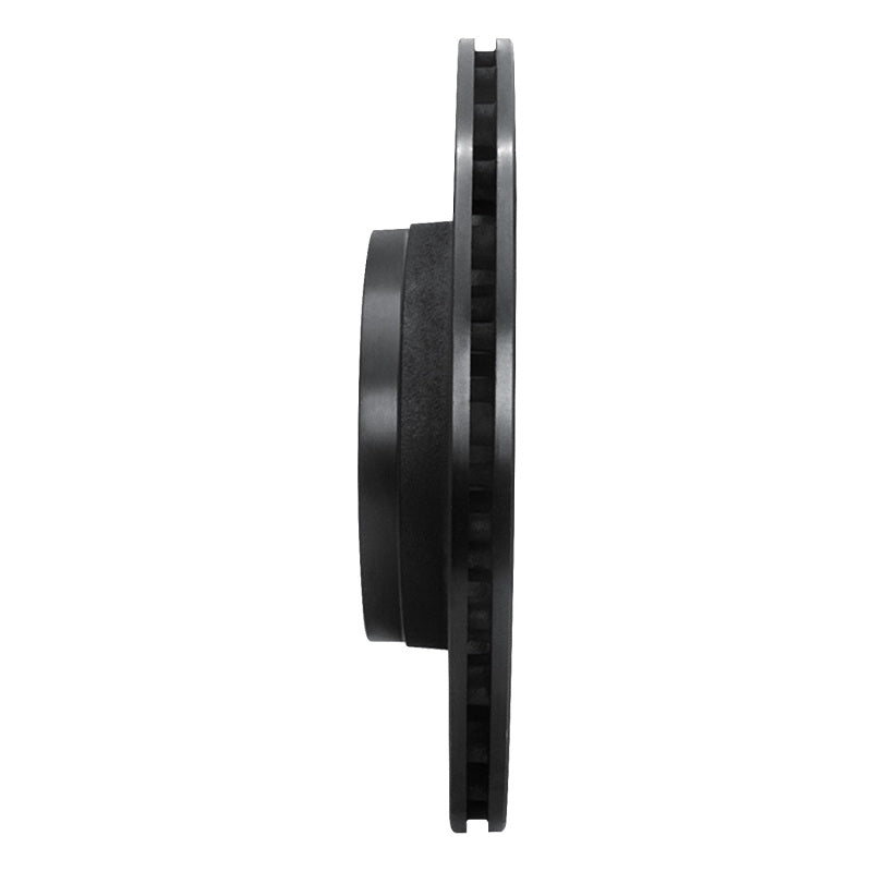 R1 Concepts R1 17-24 Maserati LeVante Rear Left Drilled & Slotted Black Brake Rotor