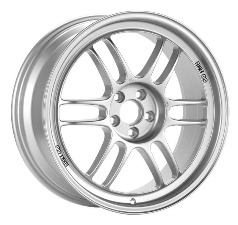 Enkei RPF1 19x8.5 5x114.3 42mm Offset 73mm Bore Silver Wheel  RX8/06-10 Civic Si