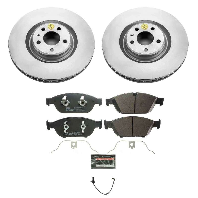 PowerStop Power Stop 17-18 Audi A6 Front Euro-Stop Brake Kit
