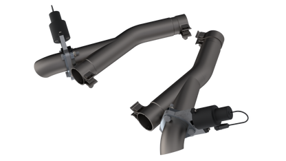 QTP 2011-2024 Dodge Durango 5.7L QTP Aggressor Cutout Pipes