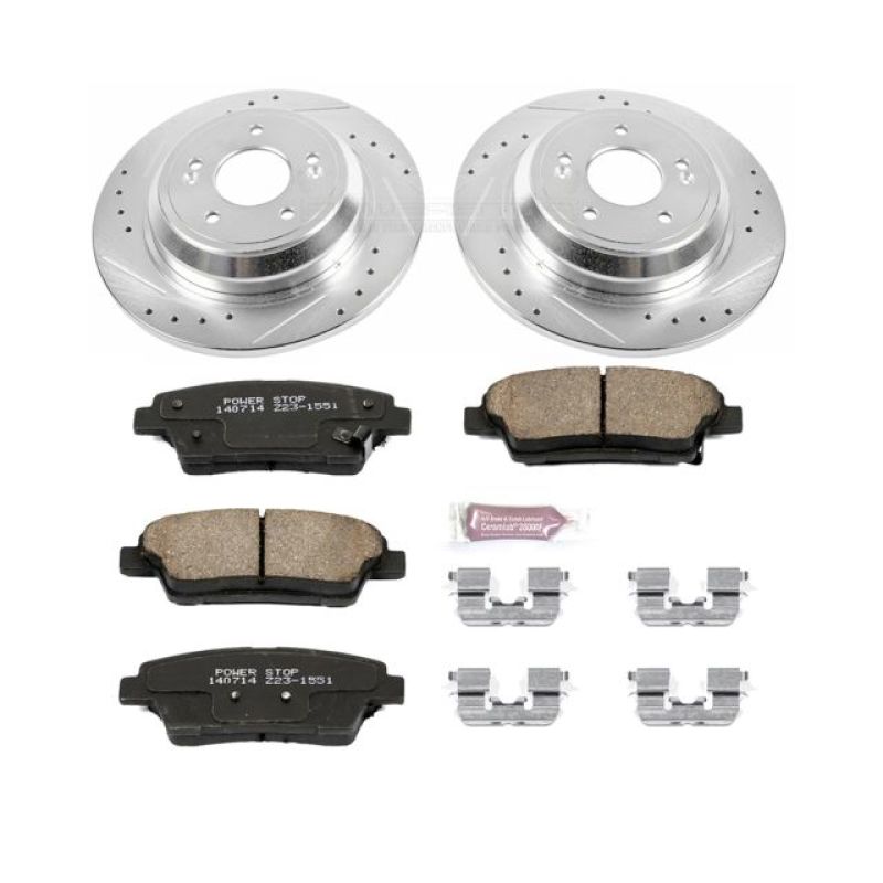 PowerStop Power Stop 17-18 Genesis G80 Rear Z23 Evolution Sport Brake Kit