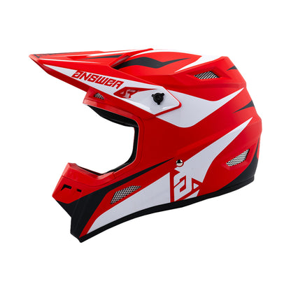 Answer 26 AR1 Mototown Helmet Glossy Red/White/Black - Medium