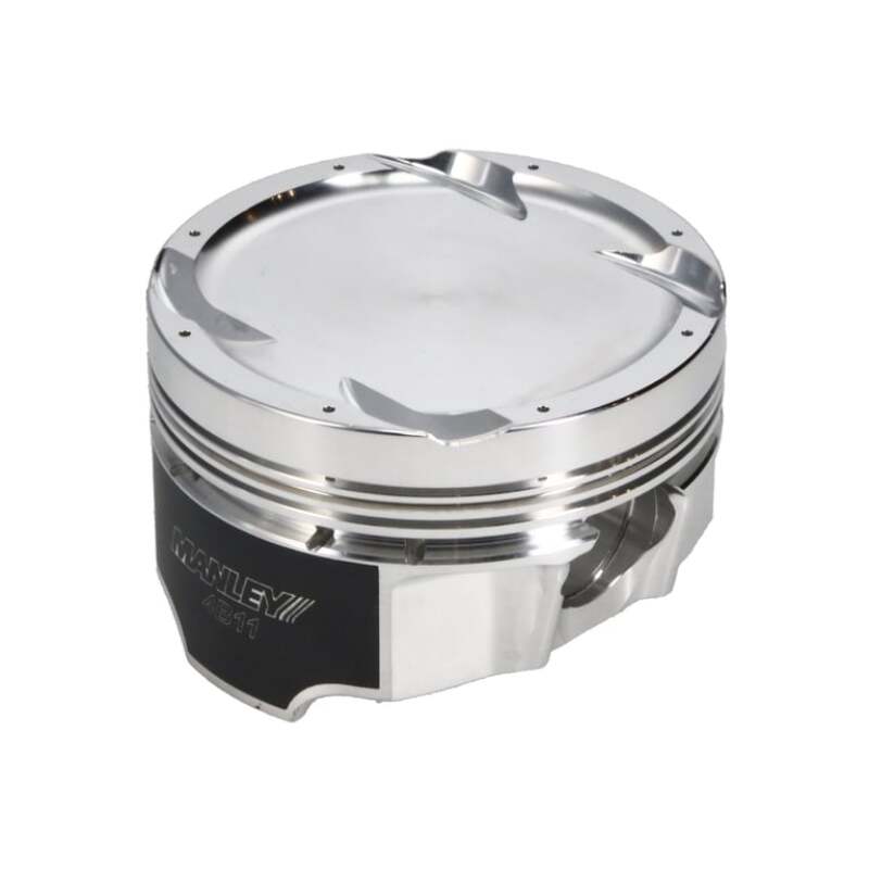 Manley Performance Manley 08+ Mitsubishi 4B11T 86mm STD -11cc Dome 9.0:1 CR Turbo Tuff Series Piston Set w/ Rings