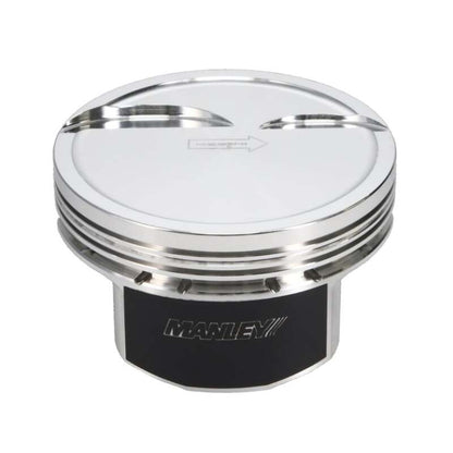 Manley Performance Manley Chevy LS Series 4.001in Bore 1.115in CH -10cc Platinum Series Pistons - Set of 8