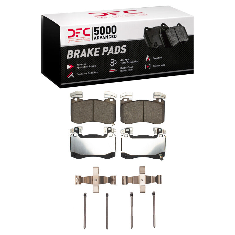 DFC 18-25 Genesis G70 Front 5000 Advanced Ceramic Brake Pads and Hardware Kit