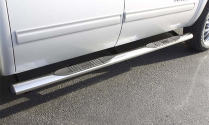 Lund 2019 Ram 1500 Crew Cab Pickup 4in. Oval Straight SS Nerf Bars - Polished Stainless