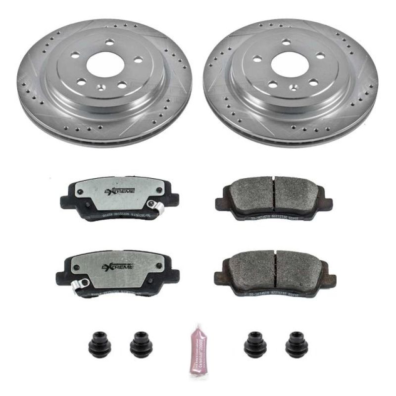 PowerStop Power Stop 14-18 Cadillac CTS Rear Z26 Street Warrior Brake Kit