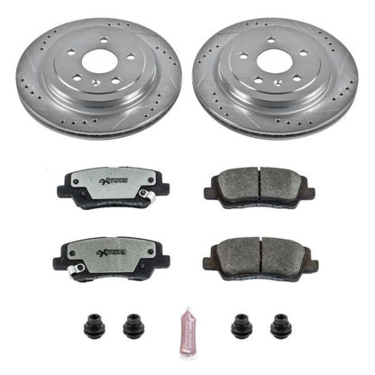 PowerStop Power Stop 14-18 Cadillac CTS Rear Z26 Street Warrior Brake Kit