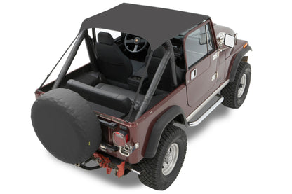 Bestop 76-86 Jeep Cj7 Traditional Bikini (Black Crush)