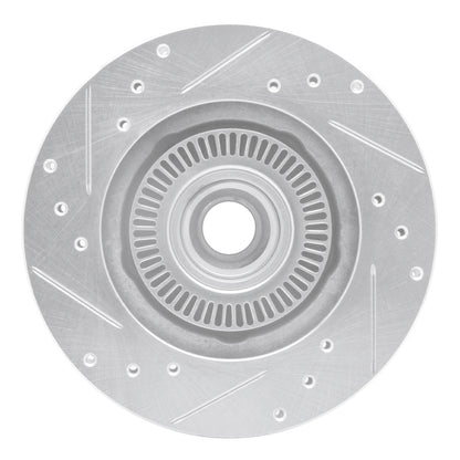 R1 Concepts R1 95-97 Ford Ranger (USA/Canada) Front Right Drilled & Slotted Silver Brake Rotor